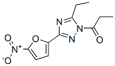 1-[5-Ethyl-3-(5-nitro-2-furanyl)-1H-1,2,4-triazol-1-yl]-1-propanone CAS#: 35732-74-2