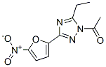 1-[5-Ethyl-3-(5-nitro-2-furanyl)-1H-1,2,4-triazol-1-yl]ethanone CAS#: 35732-76-4