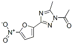 1-[5-Methyl-3-(5-nitro-2-furanyl)-1H-1,2,4-triazol-1-yl]ethanone CAS#: 35732-73-1