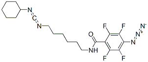 1-(6-(4-azido-2,3,5,6-tetrafluorobenzamido)hexyl)-3-cyclohexylcarbodiimide CAS#: 157918-73-5