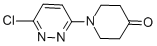 1-(6-CHLORO-3-PYRIDAZINYL)TETRAHYDRO-4(1H)-PYRIDINONE CAS#: 303149-95-3