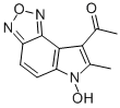 1-(6-HYDROXY-7-METHYL-6H-[1,2,5]OXADIAZOLO[3,4-E]INDOL-8-YL)ETHAN-1-ONE CAS#: 159325-84-5