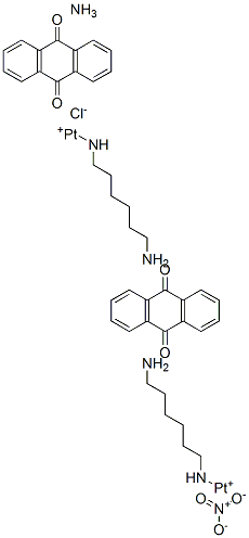 1-(6-aminohexylamino)anthracene-9,10-dione, azane, platinum(+2) cation , chloride, nitrate CAS#: 139164-39-9