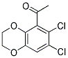 1-(6,7-DICHLORO-2,3-DIHYDRO-1,4-BENZODIOXIN-5-YL)-1-ETHANONE CAS#: 166816-11-1