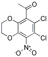1-(6,7-DICHLORO-8-NITRO-2,3-DIHYDRO-1,4-BENZODIOXIN-5-YL)-1-ETHANONE CAS#: 166816-12-2