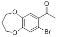 1-(8-BROMO-3,4-DIHYDRO-2H-1,5-BENZODIOXEPIN-7-YL)ETHAN-1-ONE CAS#: 175136-35-3