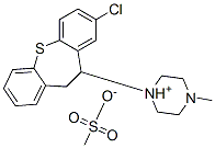 1-(8-chloro-10,11-dihydrodibenzo[b,f]thiepin-10-yl)-4-methylpiperazinium methanesulphonate CAS#: 42505-79-3