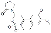 1-(8,9-Dimethoxy-4,4-dioxido-5,6-dihydronaphtho[2,1-c][1,2]oxathiin-2- yl)-2-pyrrolidinone CAS#: 40535-15-7