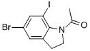 1-ACETYL-5-BROMO-7-IODOINDOLINE CAS#: 115666-44-9