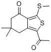 1-ACETYL-6,6-DIMETHYL-3-(METHYLTHIO)-4,5,6,7-TETRAHYDROBENZO[C]THIOPHEN-4-ONE CAS#: 175202-49-0
