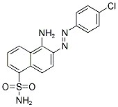 1-AMINO-2-(4-CHLOROPHENYLAZO)-NAPHTHALENE-5-SULFONAMIDE CAS#: 118876-55-4