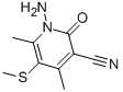 1-AMINO-4,6-DIMETHYL-5-(METHYLTHIO)-2-OXO-1,2-DIHYDROPYRIDINE-3-CARBONITRILE CAS#: 120456-35-1