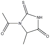 1-Acetyl-5-methyl-2-thioxo-4-imidazolidinone CAS#: 39806-38-7