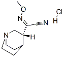 1-Azabicyclo(2.2.2)octane-3-acetonitrile, alpha-(methoxyimino)-, monohydrochloride, (R-(Z))- CAS#: 159912-58-0