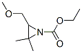 1-Aziridinecarboxylic acid, 3-(methoxymethyl)-2,2-dimethyl-, ethyl ester CAS#: 141538-87-6