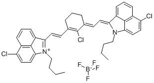 1-BUTYL-2-[2-[3-[(1-BUTYL-6-CHLOROBENZ[CD]INDOL-2(1H)-YLIDENE)ETHYLIDENE]-2-CHLORO-1-CYCLOHEXEN-1-YL]ETHENYL]-6-CHLOROBENZ[CD]INDOLIUM TETRAFLUOROBORATE CAS#: 155613-98-2
