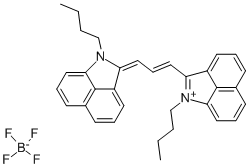 1-BUTYL-2-((E)-3-[1-BUTYLBENZO[CD]INDOL-2(1H)-YLIDENE]-1-PROPENYL)BENZO[CD]INDOLIUM TETRAFLUOROBORATE CAS#: 143185-79-9