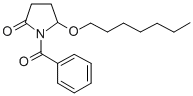 (+-)-1-Benzoyl-5-(heptyloxy)-2-pyrrolidinone CAS#: 136410-24-7