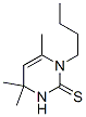 1-Butyl-3,4-dihydro-4,4,6-trimethyl-2(1H)-pyrimidinethione CAS#: 37929-28-5