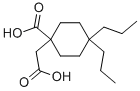 1-CARBOXYMETHYL-4,4-DIPROPYL-CYCLOHEXANECARBOXYLIC ACID CAS#: 130065-94-0