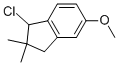 1-CHLORO-2,3-DIHYDRO-2,2-DIMETHYL-5-METHOXY-1H-INDENE CAS#: 139557-24-7
