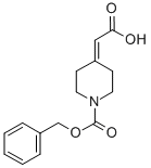1-Cbz-Piperidin-4-ylidene-acetic acid CAS#: 40113-03-9