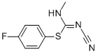 1-Cyano-2-(4-fluorophenyl)-3-methylisothiourea CAS#: 152382-48-4