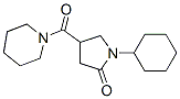 1-Cyclohexyl-4-(piperidinocarbonyl)pyrrolidin-2-one CAS#: 39630-13-2