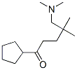 1-Cyclopentyl-4,4-dimethyl-5-(dimethylamino)-1-pentanone CAS#: 3853-19-8