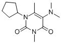 1-Cyclopentyl-5-(dimethylamino)-3,6-dimethylpyrimidine-2,4(1H,3H)-dione CAS#: 32150-44-0