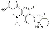 1-Cyclopropyl-6-fluoro-1,4-dihydro-8-methoxy-7-[(4aR,7aR)-octahydro-6H-pyrrolo[3,4-b]pyridin-6-yl]-4-oxo-3-quinolinecarboxylic acid CAS#: 268545-13-7