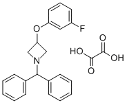 1-(DIPHENYLMETHYL)-3-(3-FLUOROPHENOXY)-AZETIDINE OXALATE CAS#: 132924-42-6
