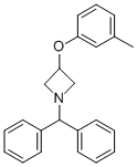 1-(DIPHENYLMETHYL)-3-(3-METHYLPHENOXY)-AZETIDINE CAS#: 132924-51-7