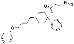 [1-[(E)-4-phenoxybut-2-enyl]-4-phenyl-4-piperidyl] propanoate hydrochl oride CAS#: 128864-81-3
