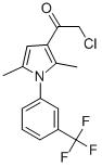 1-ETHANONE, 2-CHLORO-1-[2,5-DIMETHYL-1-[3-(TRIFLUOROMETHYL)PHENYL]-1H-PYRROL-3-YL]- CAS#: 314245-30-2