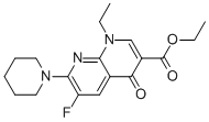 1-ETHYL-6-FLUORO-4-OXO-7-PIPERIDIN-1-YL-1,4-DIHYDRO-[1,8]NAPHTHYRIDINE-3-CARBOXYLIC ACID ETHYL ESTER CAS#: 121998-13-8