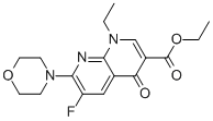 1-ETHYL-6-FLUORO-7-MORPHOLIN-4-YL-4-OXO-1,4-DIHYDRO-[1,8]NAPHTHYRIDINE-3-CARBOXYLIC ACID ETHYL ESTER CAS#: 121998-11-6