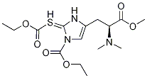 1-(Ethoxycarbonyl)-2-[(ethoxycarbonyl)thio]-N,N-diMethyl-L-histidine Methyl Ester CAS#: 162138-72-9