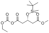 1-Ethoxycarbonyl-5-methyl-(3R)-3-tert-butyl-dimethylsilyloxypentanedioate CAS#: 158275-79-7