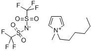 1-HEXYL-1-METHYLPYRROLIDINIUM BIS(TRIFLUOROMETHYLSULFONYL)IMIDE CAS#: 380497-19-8
