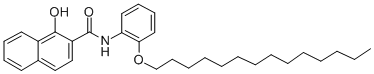 1-HYDROXY-N-(2-TETRADECYLOXYPHENYL)-2-NAPHTHALENECARBOXAMIDE CAS#: 39163-92-3