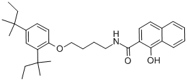 1-HYDROXY-N-[4-(2,4-DI-TERT-PENTYLPHENOXY)BUTYL]-2-NAPHTHAMIDE CAS#: 32180-75-9