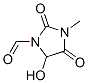 1-Imidazolidinecarboxaldehyde, 5-hydroxy-3-methyl-2,4-dioxo- (9CI) CAS#: 124443-47-6