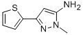 1-METHYL-3-(2-THIENYL)-1H-PYRAZOL-5-AMINE CAS#: 118430-78-7
