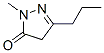 1-METHYL-3-N-PROPYL-2-PYRAZOLIN-5-ONE CAS#: 31272-04-5