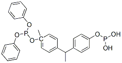 [1-Methyl-1,1-ethanediylbis(4,1-phenyleneoxy)]bis(phosphonous acid diphenyl) ester CAS#: 30008-06-1