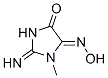 1-Methyl-2-imino-5-(hydroxyimino)imidazolidine-4-one CAS#: 34356-73-5