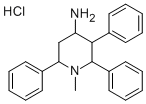 1-Methyl-2,3,6-triphenyl-4-piperidinamine hydrochloride CAS#: 124069-21-2