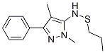 1-Methyl-3-phenyl-4-(1'-methyl)propylthio-5-aminopyrazole CAS#: 32527-99-4