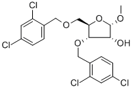 1-Methyl-3,5-bis-O-(2,4-dichlorobenzyl)-alpha-D-ribofuranoside CAS#: 168427-35-8